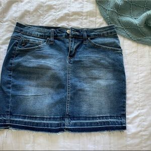Blue jean skirt